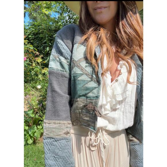 Flashback Patchwork Jacket – Vintage Southwest Heritage Piece - Picture 1 of 9
